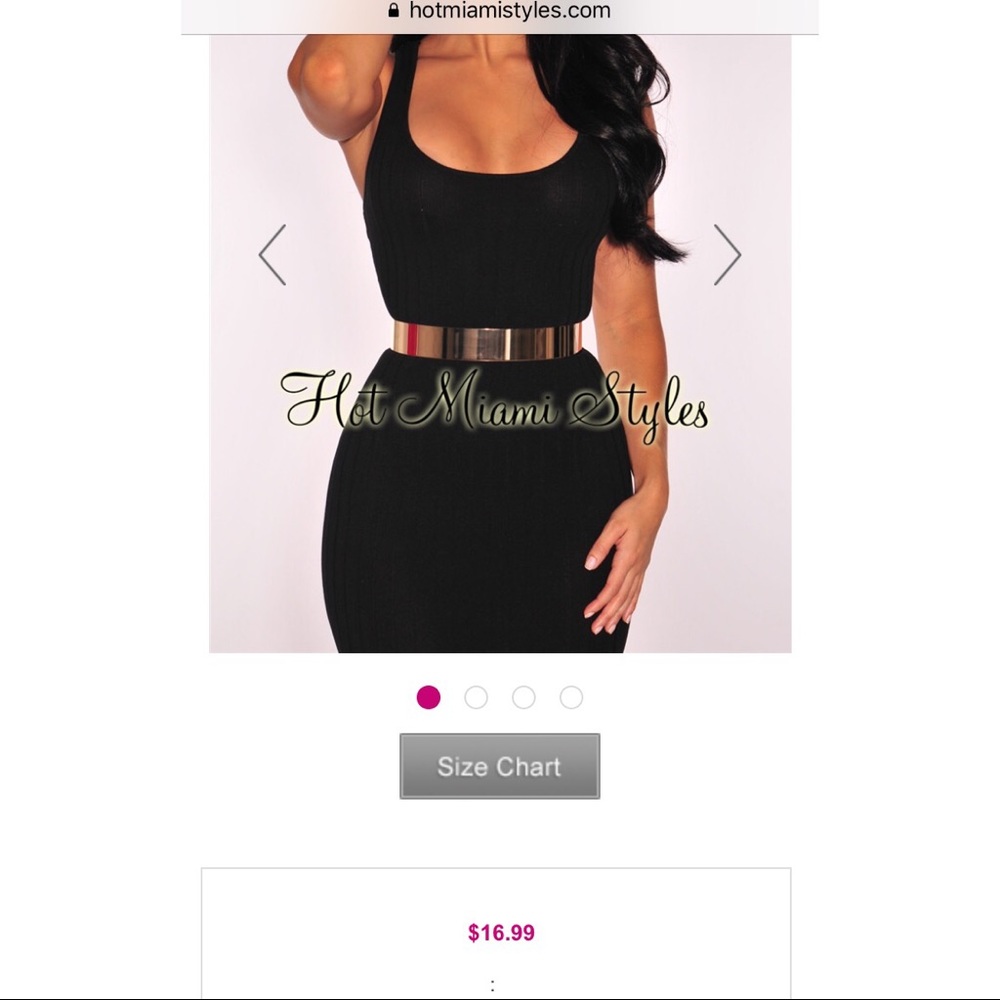 Gold metallic belt